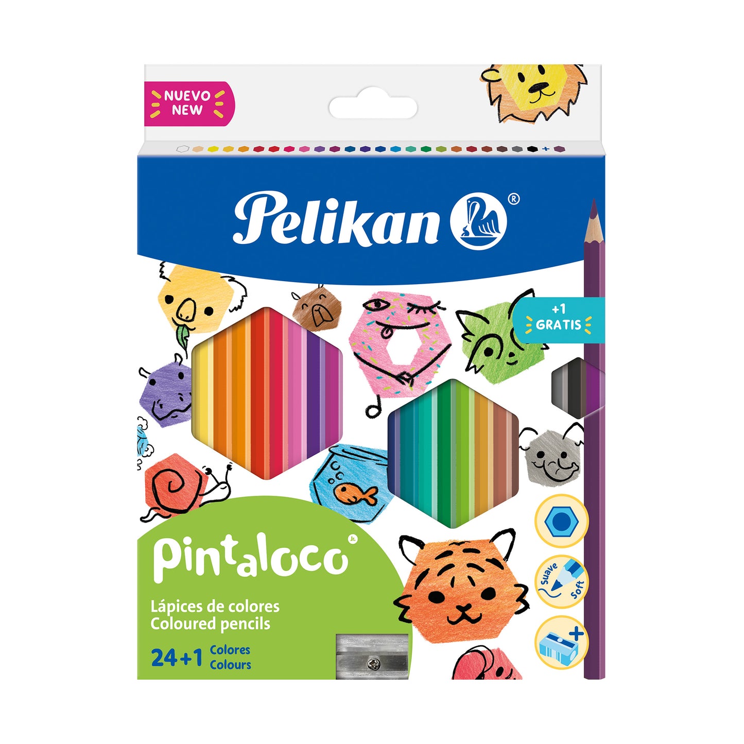 COLORES LARGOS PINTALOCO C/24 +1