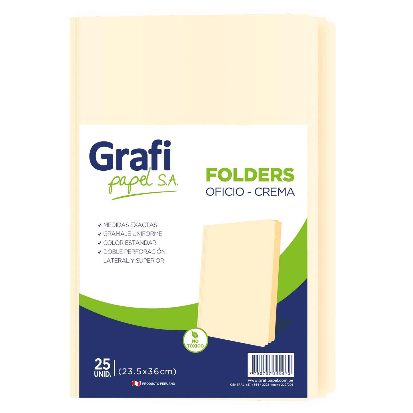 Folder Manila Oficio X MILLAR