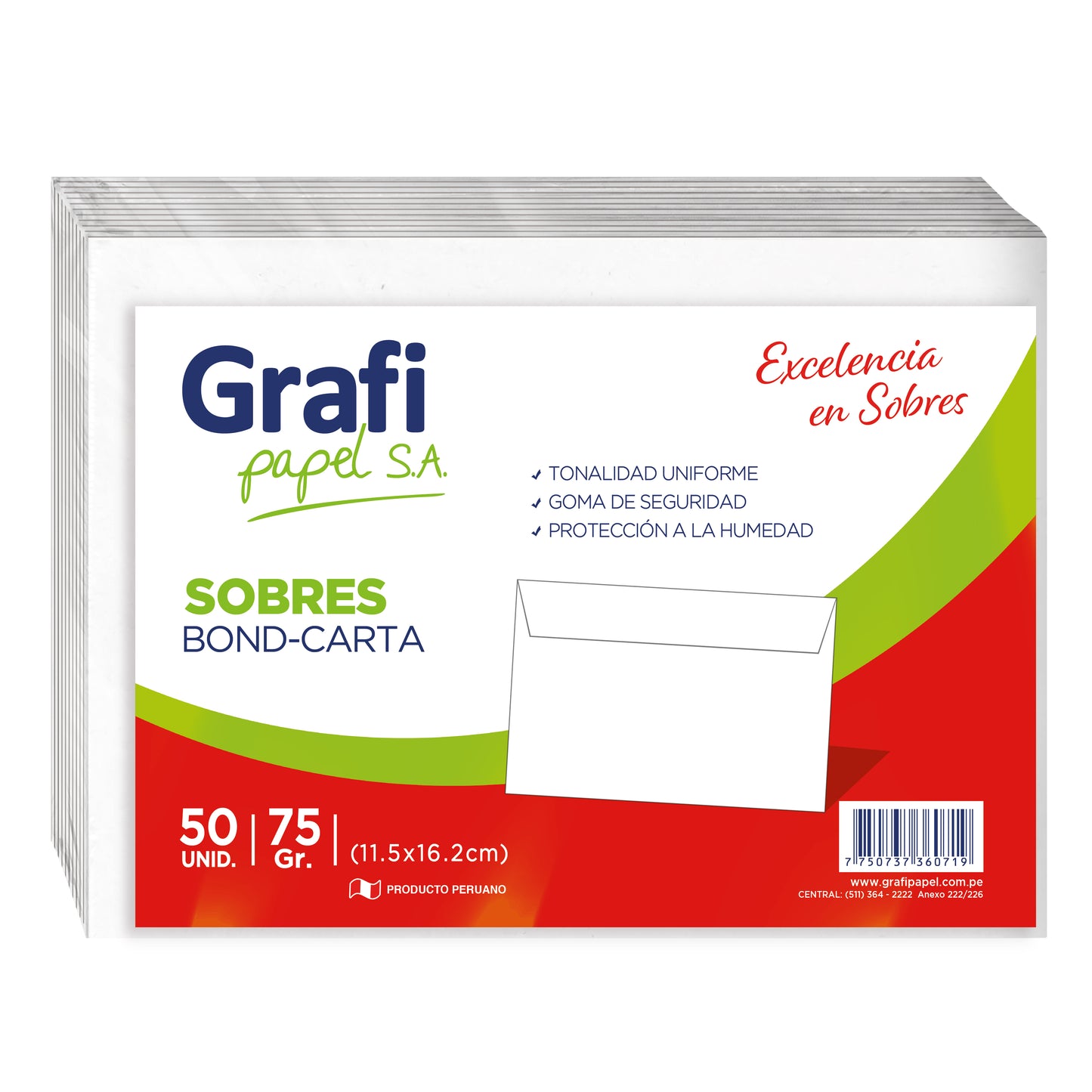 Sobre Bond Carta 75 gr. X MILLAR