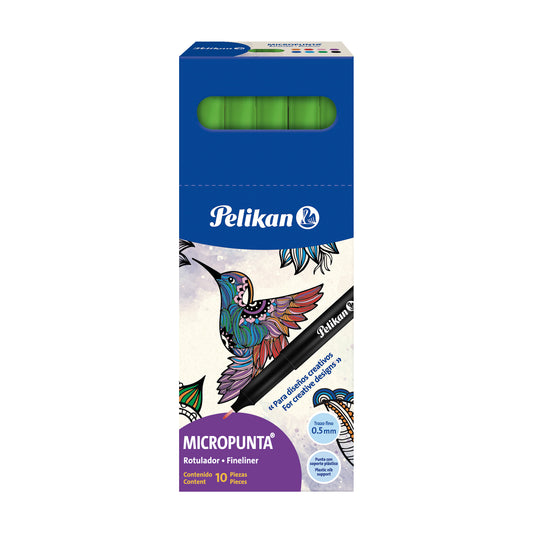 MICROPUNTA VERDE C/10